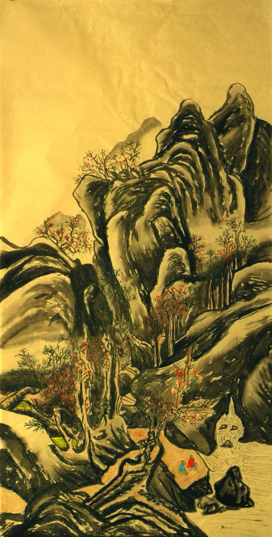 Chinese Landscape Painting - CNAG007314