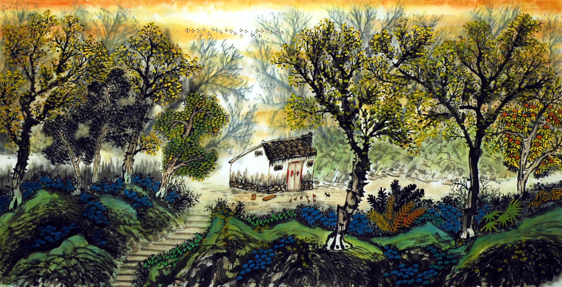 Chinese Landscape Painting - CNAG007320