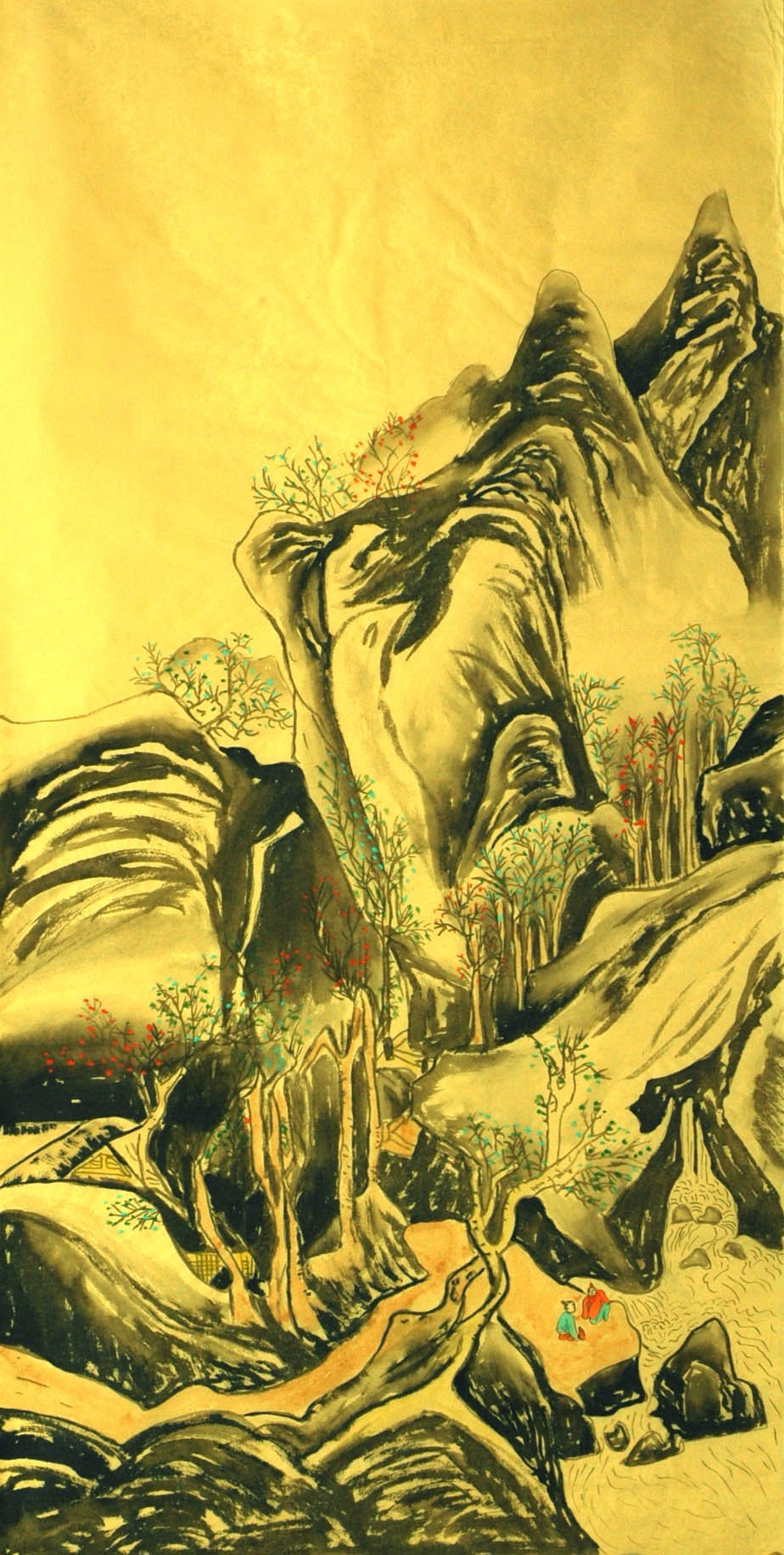 Chinese Landscape Painting - CNAG007321
