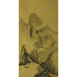 Chinese Landscape Painting - CNAG007323