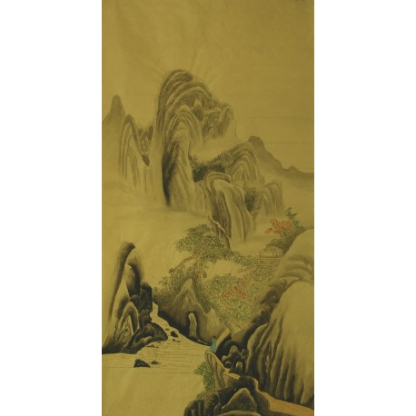 Chinese Landscape Painting - CNAG007323