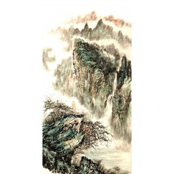 Chinese Landscape Painting - CNAG007327