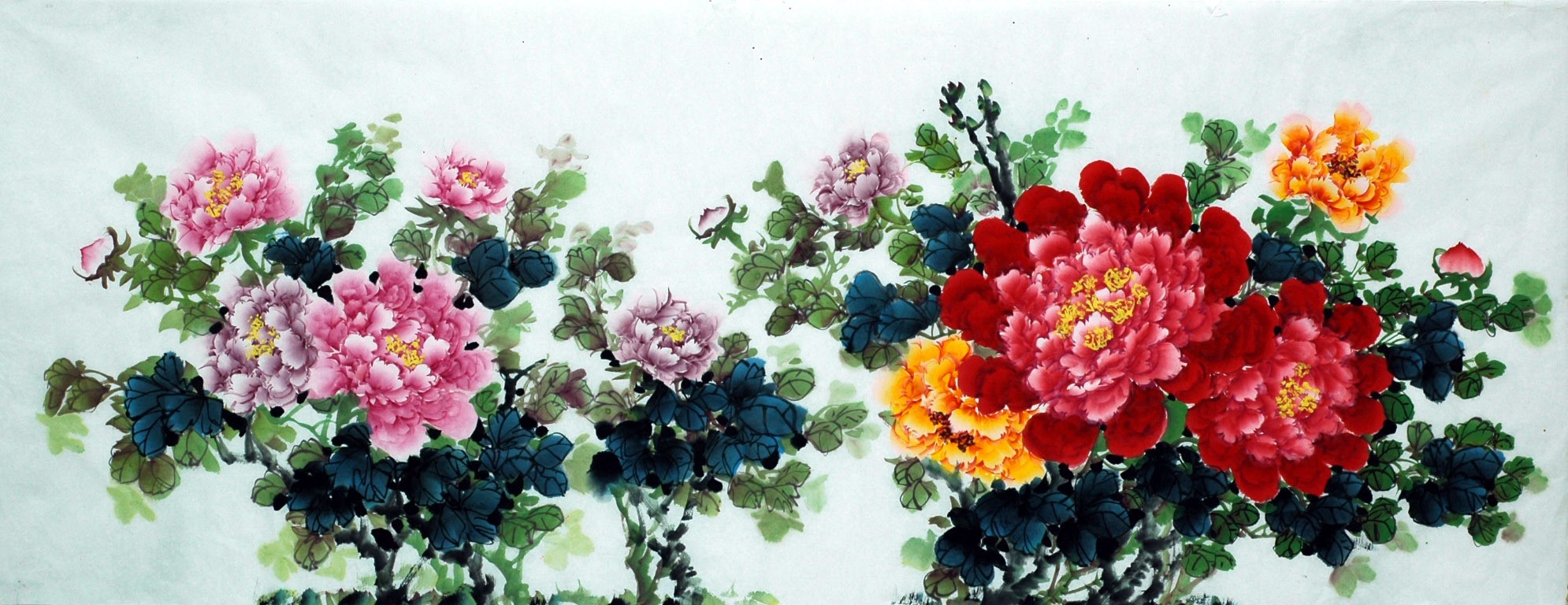 Chinese Peony Painting - CNAG007335