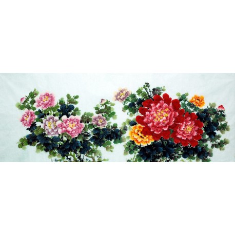 Chinese Peony Painting - CNAG007336