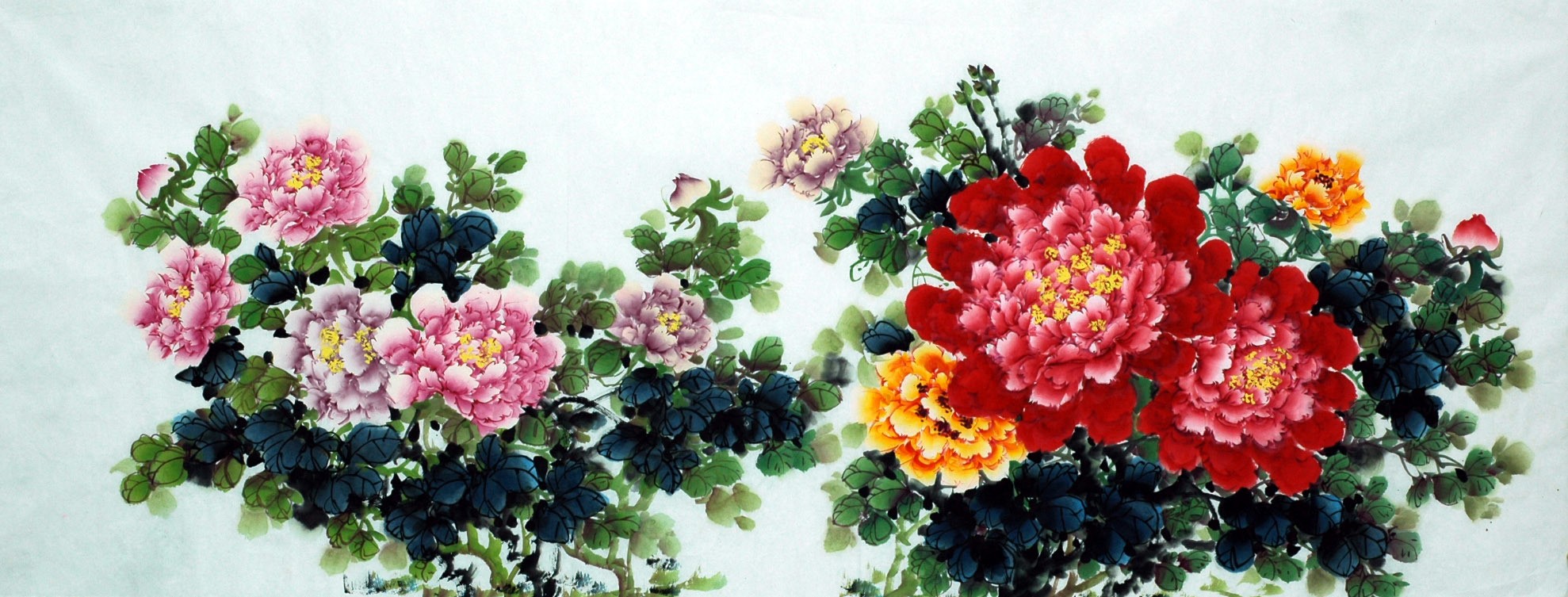 Chinese Peony Painting - CNAG007336