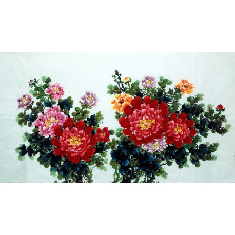 Chinese Peony Painting - CNAG007337
