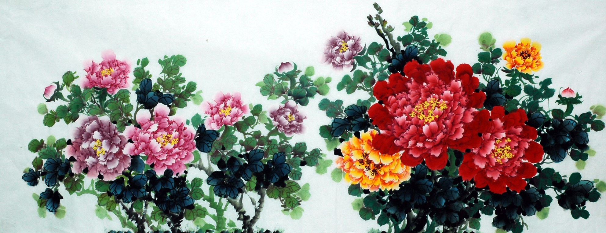 Chinese Peony Painting - CNAG007350