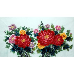 Chinese Peony Painting - CNAG007352