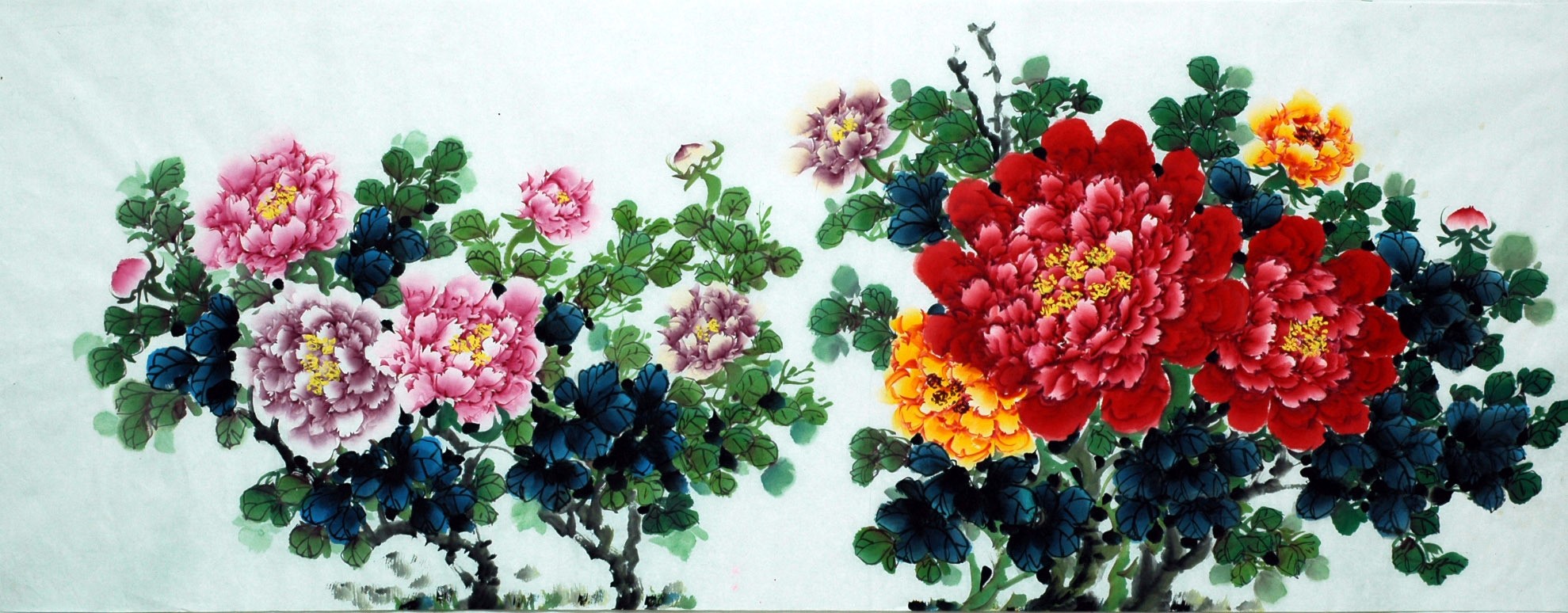 Chinese Peony Painting - CNAG007354