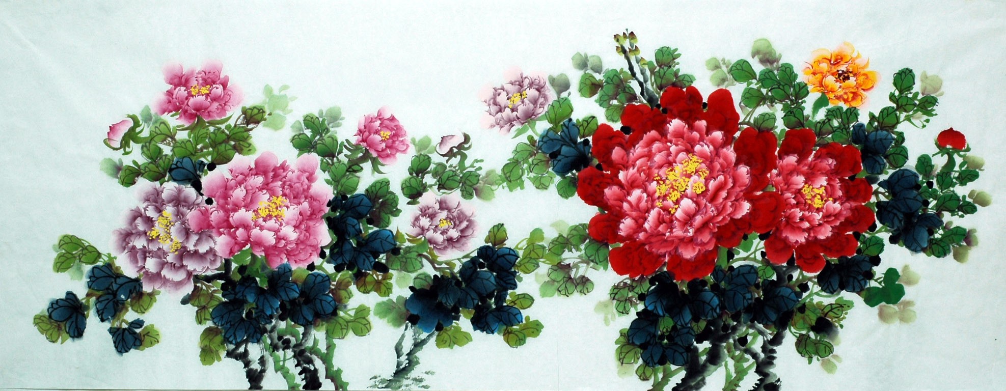 Chinese Peony Painting - CNAG007355