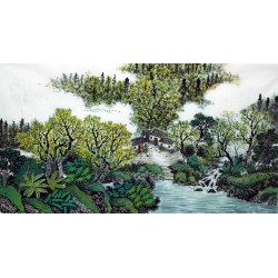 Chinese Landscape Painting - CNAG007392