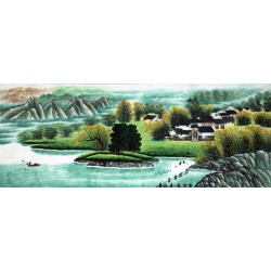 Chinese Landscape Painting - CNAG007410