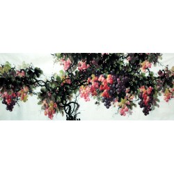 Chinese Lotus Painting - CNAG007411