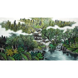 Chinese Landscape Painting - CNAG007412