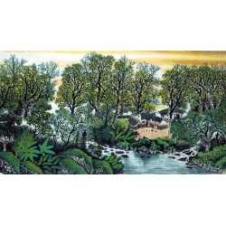 Chinese Landscape Painting - CNAG007414