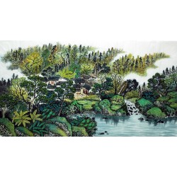 Chinese Landscape Painting - CNAG007415