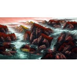 Chinese Landscape Painting - CNAG007418