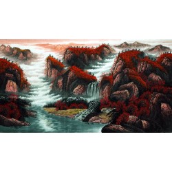 Chinese Landscape Painting - CNAG007419