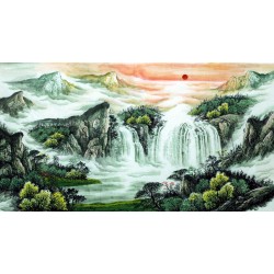 Chinese Landscape Painting - CNAG007421