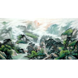 Chinese Landscape Painting - CNAG007424