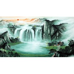 Chinese Landscape Painting - CNAG007425