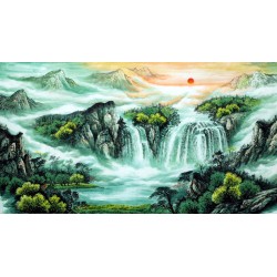 Chinese Landscape Painting - CNAG007429