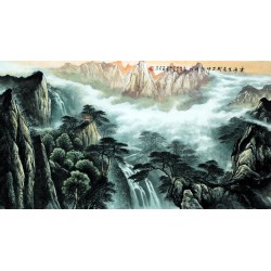 Chinese Landscape Painting - CNAG007430