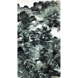 Chinese Landscape Painting - CNAG007433