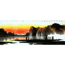 Chinese Landscape Painting - CNAG007434