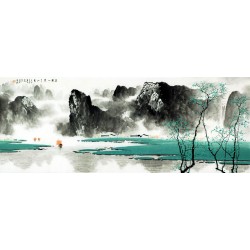 Chinese Landscape Painting - CNAG007436