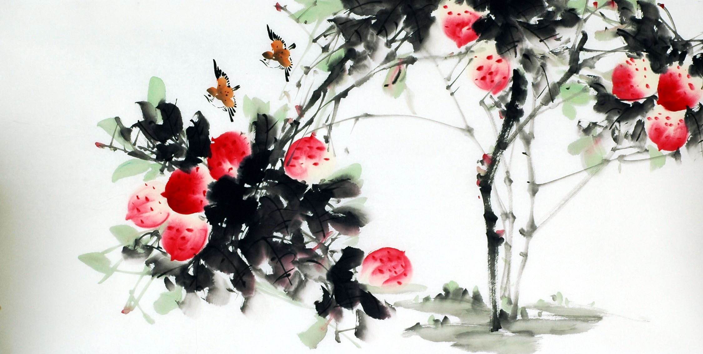Chinese Flowers&Trees Painting - CNAG007442