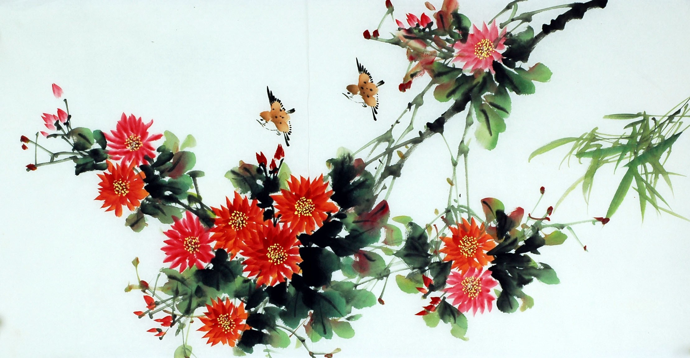 Chinese Flowers&Trees Painting - CNAG007443