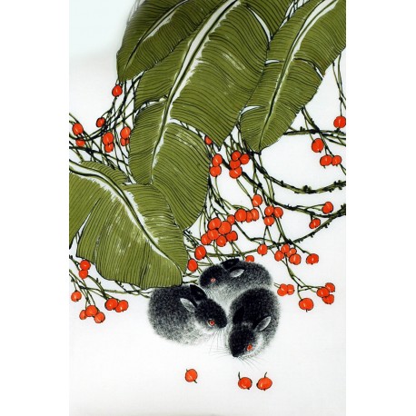 Chinese Rabbit Painting - CNAG007456