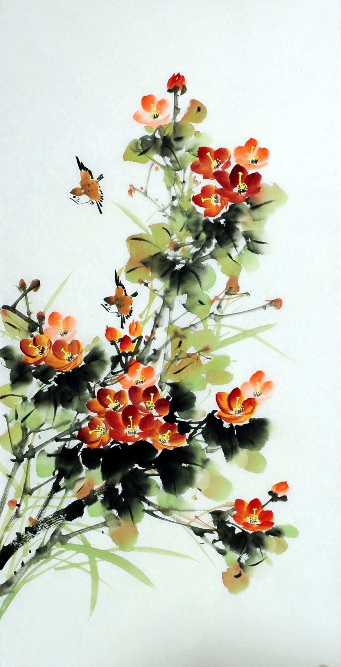 Chinese Flowers&Trees Painting - CNAG007458