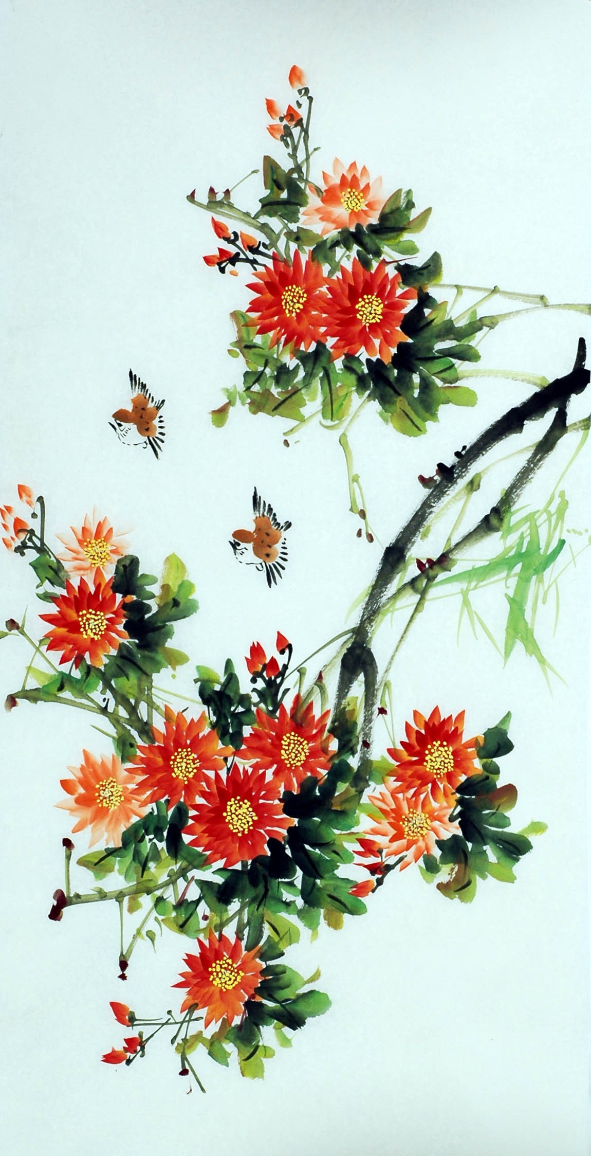 Chinese Flowers&Trees Painting - CNAG007459