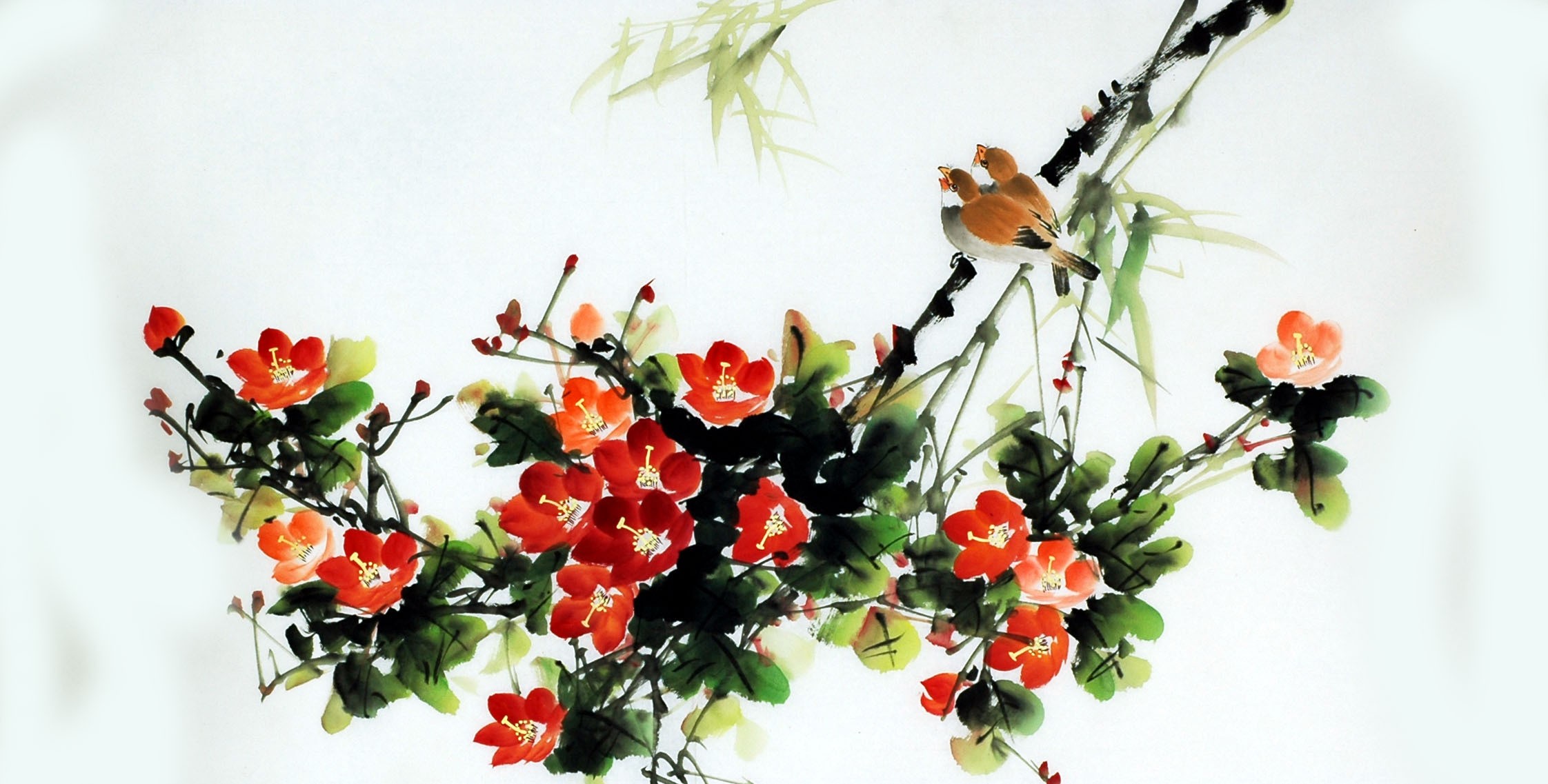 Chinese Flowers&Trees Painting - CNAG007461
