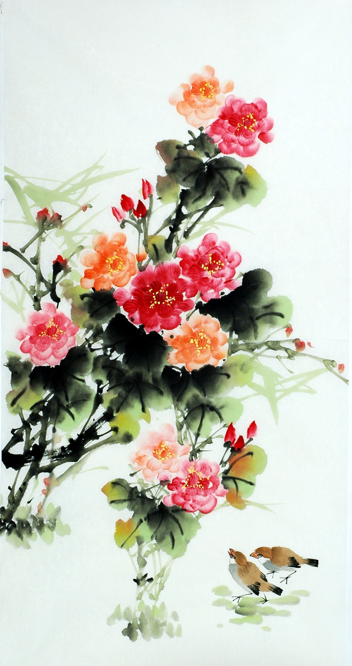 Chinese Flowers&Trees Painting - CNAG007466