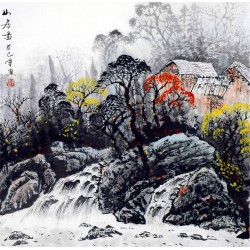 Chinese Landscape Painting - CNAG007479