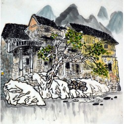 Chinese Landscape Painting - CNAG007480