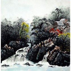 Chinese Landscape Painting - CNAG007481