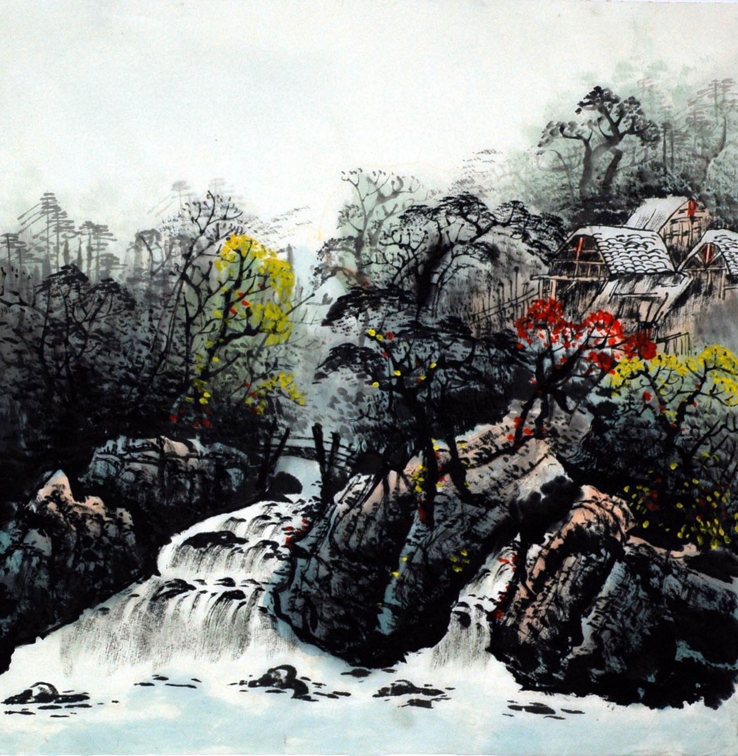 Chinese Landscape Painting - CNAG007481
