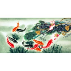 Chinese Fish Painting - CNAG007485