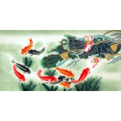 Chinese Fish Painting - CNAG007487