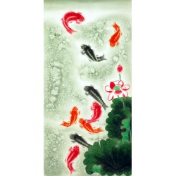 Chinese Fish Painting - CNAG007489