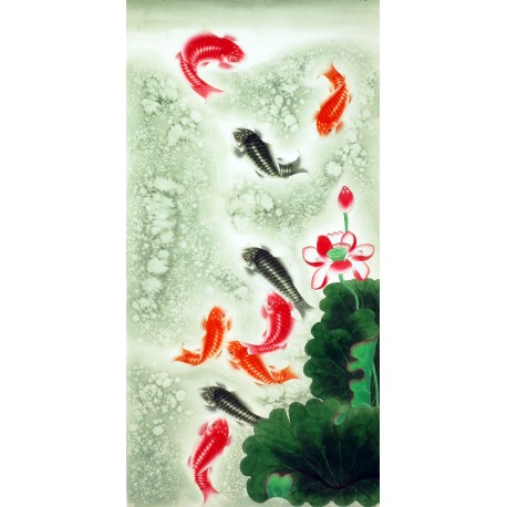 Chinese Fish Painting - CNAG007489