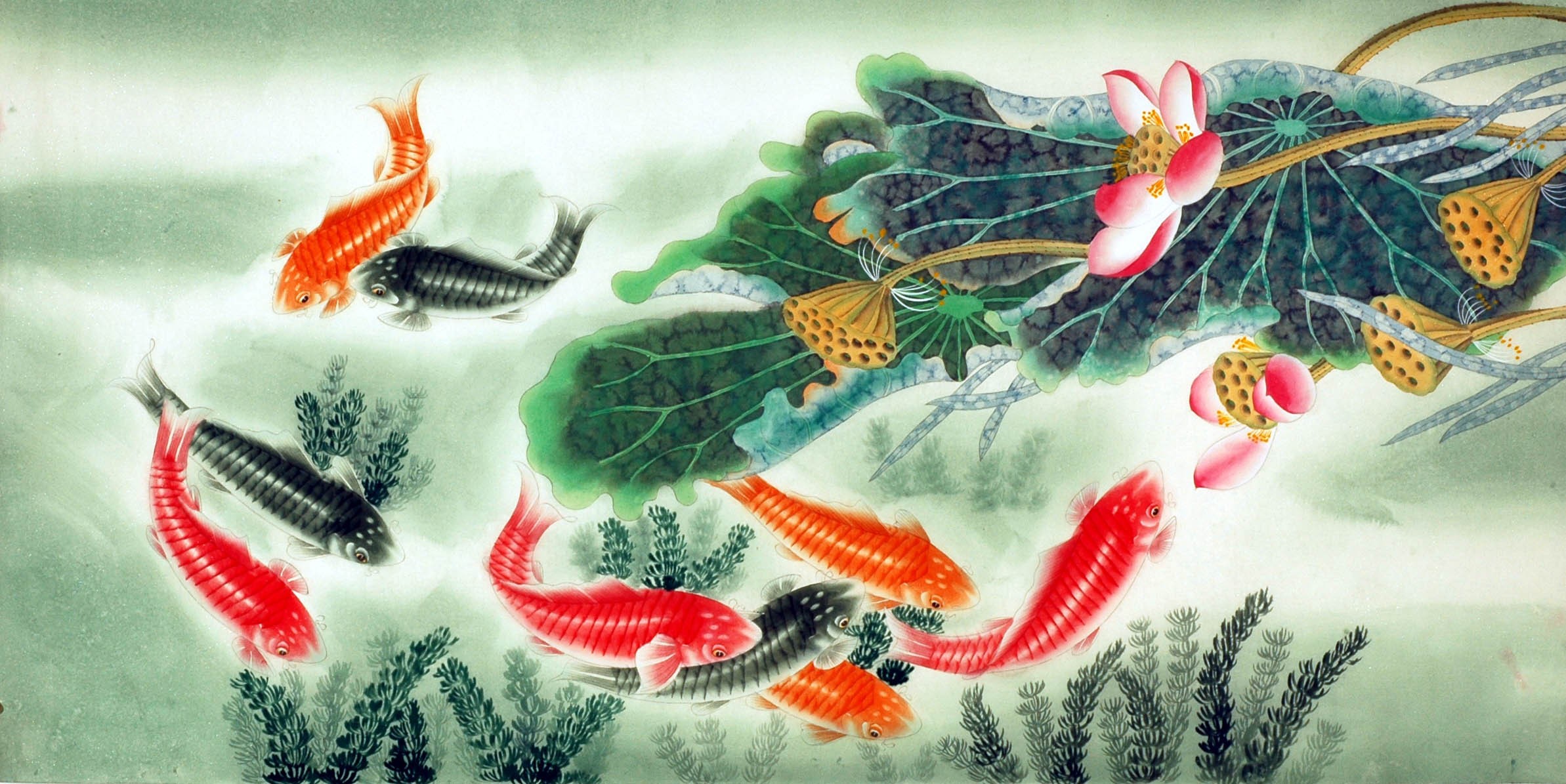 Chinese Fish Painting - CNAG007490