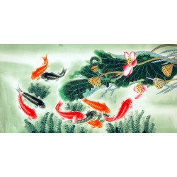 Chinese Fish Painting - CNAG007491