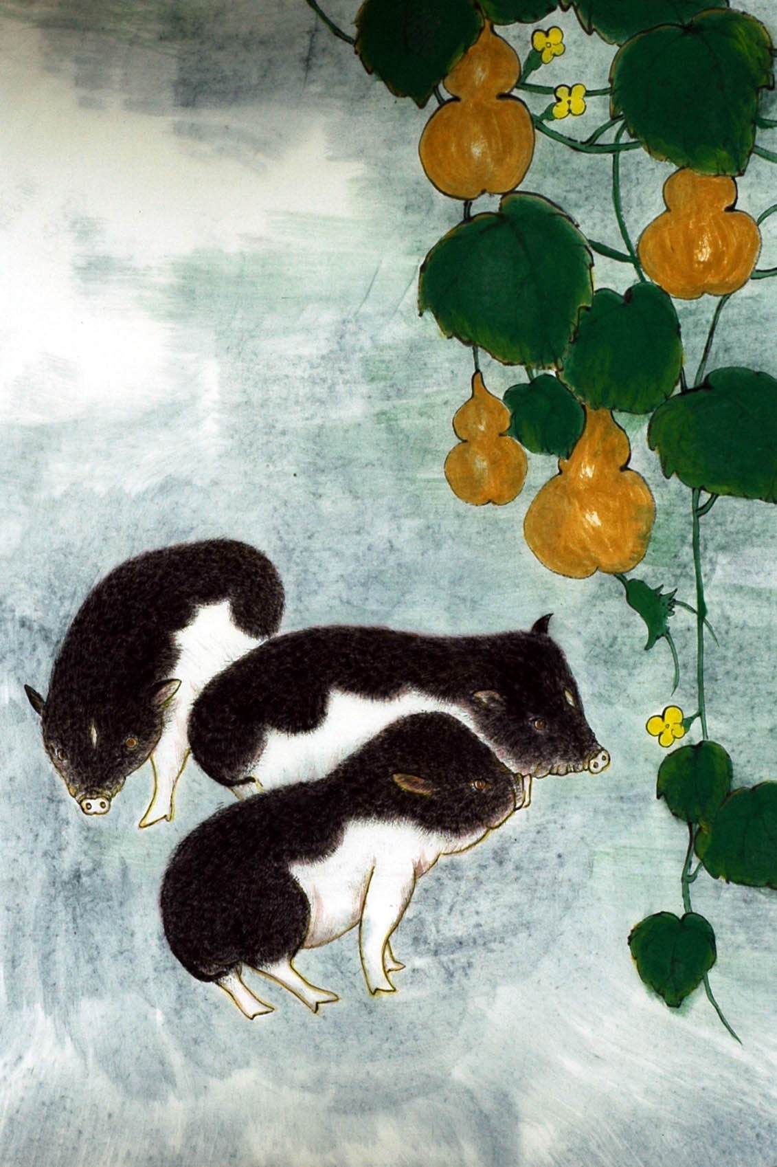 Chinese Pig Painting - CNAG007495