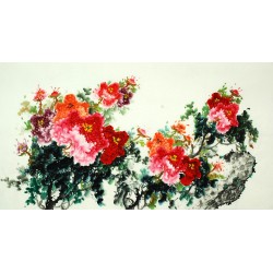 Chinese Peony Painting - CNAG007513