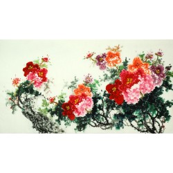Chinese Peony Painting - CNAG007514
